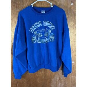 Vintage Orange County Choppers New York‎ Crewneck Sweater Jerzees Large L